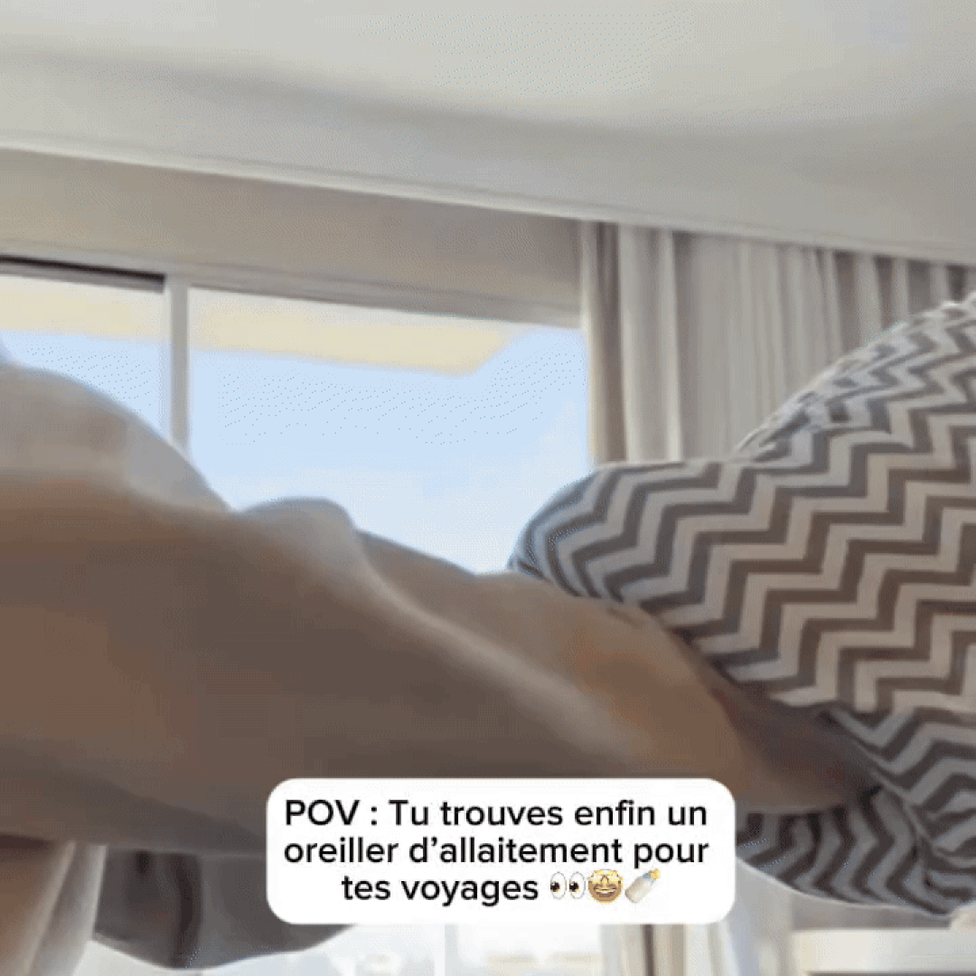 Oreiller d'allaitement pur Coton